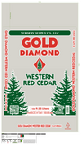 Gold Diamond Grade A Cedar Mulch 3 cu ft