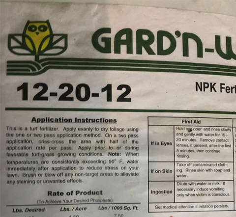 Gard'n Wise Starter Fertilizer 12-20-12 (50 lbs.)