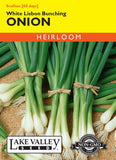 ONION WHITE LISBON BUNCHING Heirloom