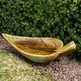 Henri Large Leaf Birdbath