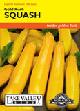 Squash Summer Gold Rush Hybrid