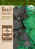 Organic Basil Culinary Blend