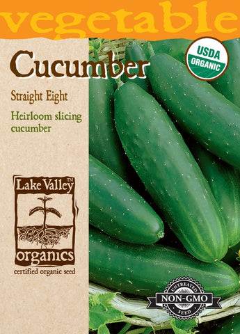 Organic Cucumber Straight Eight Heirloom