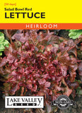 LETTUCE SALAD BOWL RED Heirloom