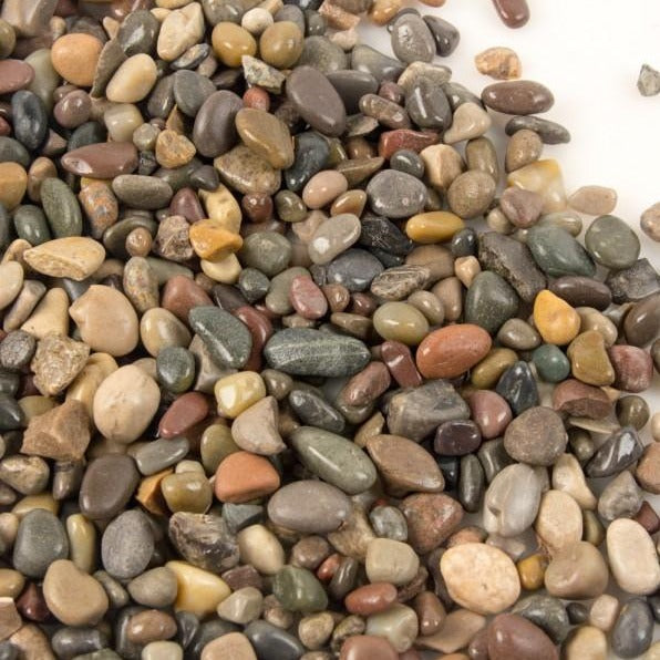 River Rock Pebbles (Pea Gravel) – Prairie Blossom Nursery