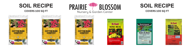 Prairie Blossom Nursery's Soil Recipe