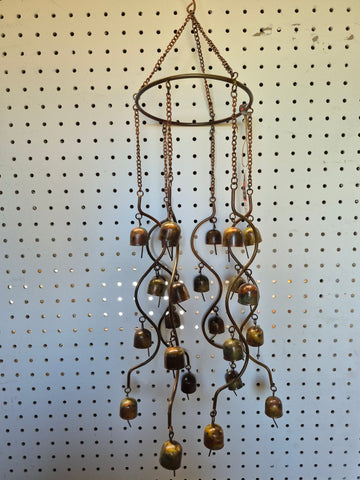 Ancient Graffiti Flamed Bells Mobile Wind Chime