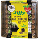 Jiffy Seed Starting Greenhouse with SUPERthrive Plant Markers - 36mm - 36 Pellets