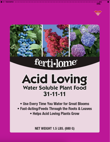 Fertilome Acid Loving Water Soluble Plant Food 31-11-11 (1.5lb)