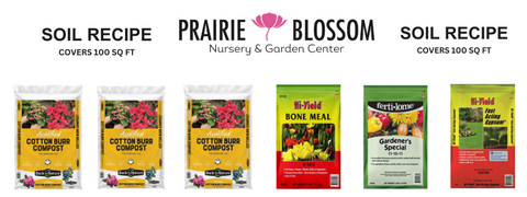 Prairie Blossoms Soil Recipe