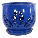 MCD_ 9.5in Tulip Leaf Orchid Pot