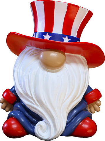 Americana Gnome Garden Statue