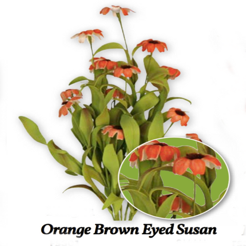 GF FM301 Medium Orange Brown Black-Eyed Susan