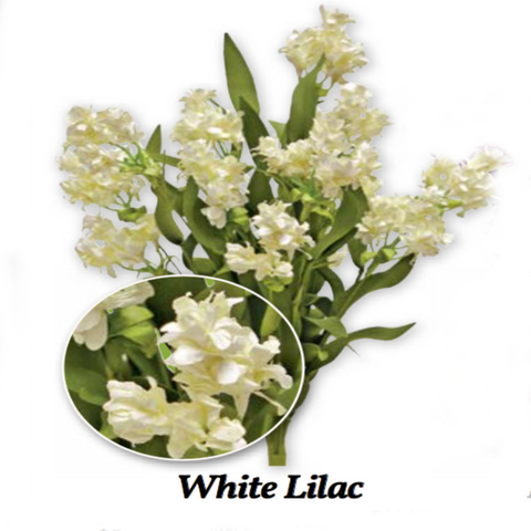 GF FX097 Tall White Lilac Bouquet
