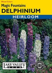 Delphinium Magic Fountains Mixed Heirloom
