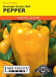 Pepper Sweet Bell Sunbright Golden Heirloom