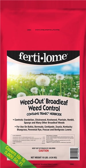 fertilome over the top herbicide Weed Out Broadleaf Weed Control 10 lb