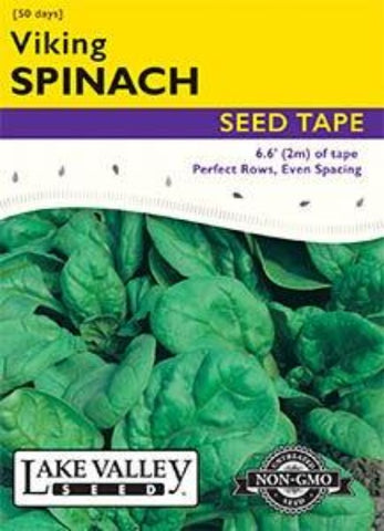 Seed Tape - Spinach Viking