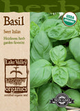 Organic Basil Sweet Italian Heirloom