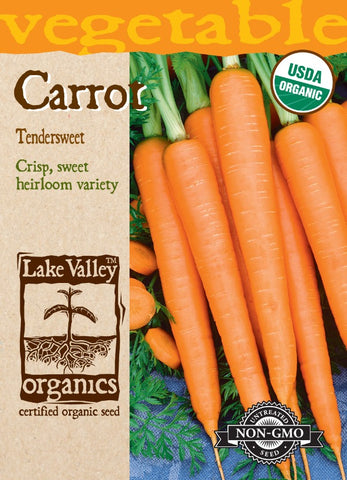 Organic Carrot Tendersweet Heirloom