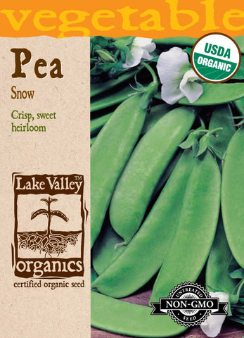 Organic Pea Snow (Bush) Heirloom