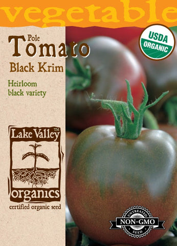 Organic Tomato Pole Black Krim Heirloom