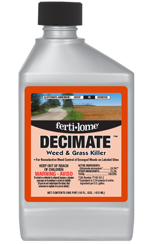 Fertilome Decimate Weed and Grass Killer (16oz)