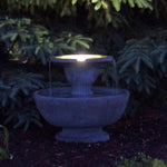 Henri Alfresco Fountain with Plume Light