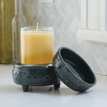 Candle Warmers Etc. Ceramic Candle Warmer and Dish, Victory
