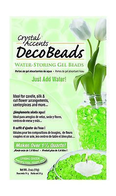 JRM Deco Beads oz packet Lime Green