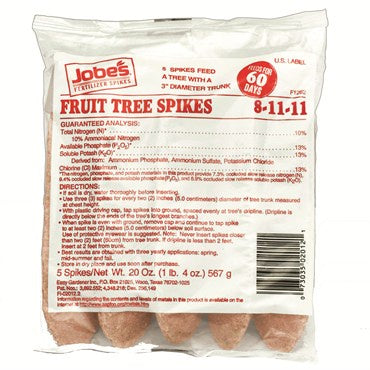 Jobes Fruit, Citrus, & Nut Tree Stakes 8-11-11 (5 pack)