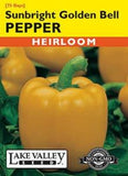 Pepper Sweet Bell Sunbright Golden Heirloom