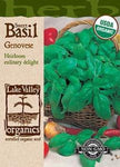 Organic Basil Sweet Genovese Heirloom