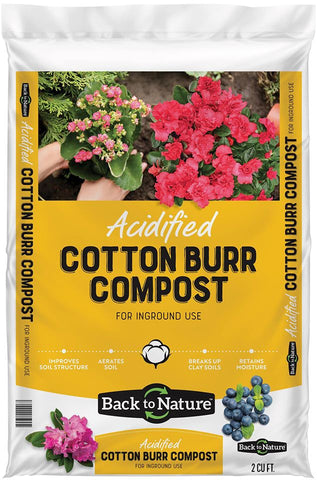 Back to Nature's 'Acidified Composted Cotton Burr' 2 cu ft