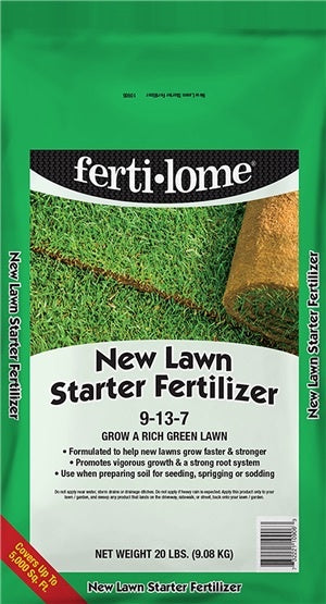 fertilome plant fertilizer Ferti-lome New Lawn Starter Fertilizer 20 Lb