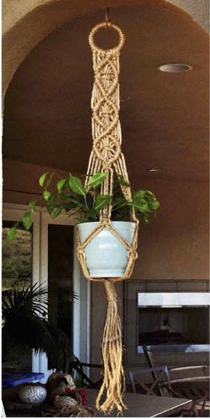 NAC_#31 Woven Single Macrame Plant Hanger_47