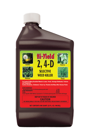 Hi-Yield® 2,4-D Selective Weed Killer (32 oz)