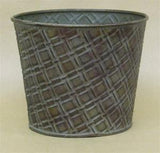 Metal Tin fits 8" azalea planter w/liner