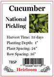 PBN Cucumber National Pickling