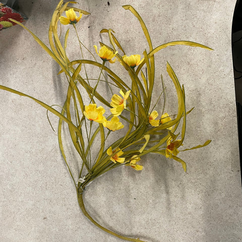 Silk Yellow Flowers