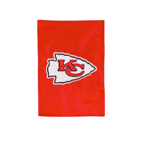 Evergreen_ Kansas City Chiefs Applique Garden Flag