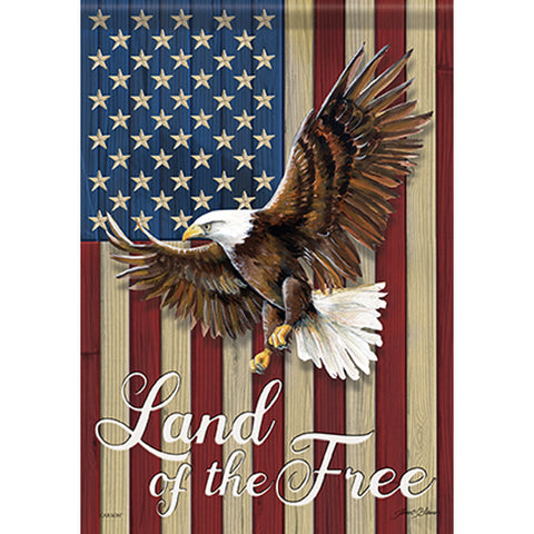 Carson_ DuraSoft™ Garden Flag "Land of the Free Eagle"