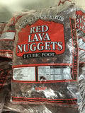 Red Lava Rock Nuggets