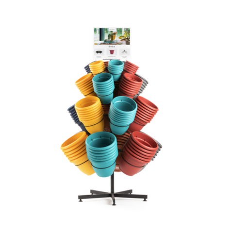 bloem 16-in ariana self watering plastic planter - burnt red Bloem_ Ariana Modern Trends Color Series Planter – Prairie Blossom Nursery