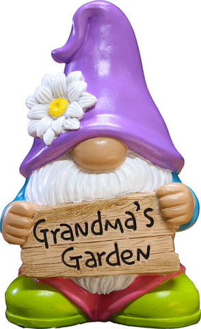 Grandma's Garden Gnome Statue
