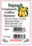 PBN Squash Crookneck 'Golden Summer'