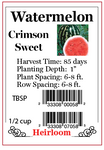 PBN Watermelon 'Crimson Sweet'