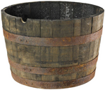 RWP Whiskey Half Barrel