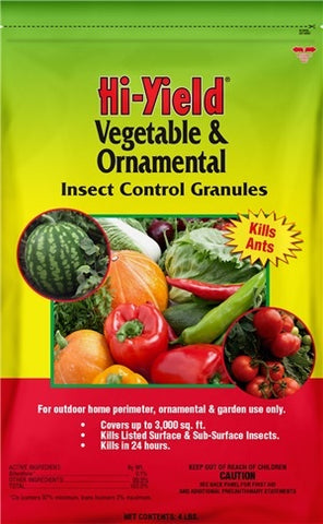 Hi-Yield® Vegetable and Ornamental Insect Control Granules (4 lbs)