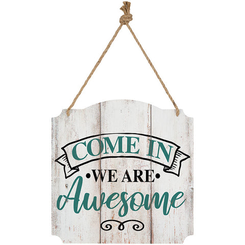 Carson_ 'Come In' Metal Sign